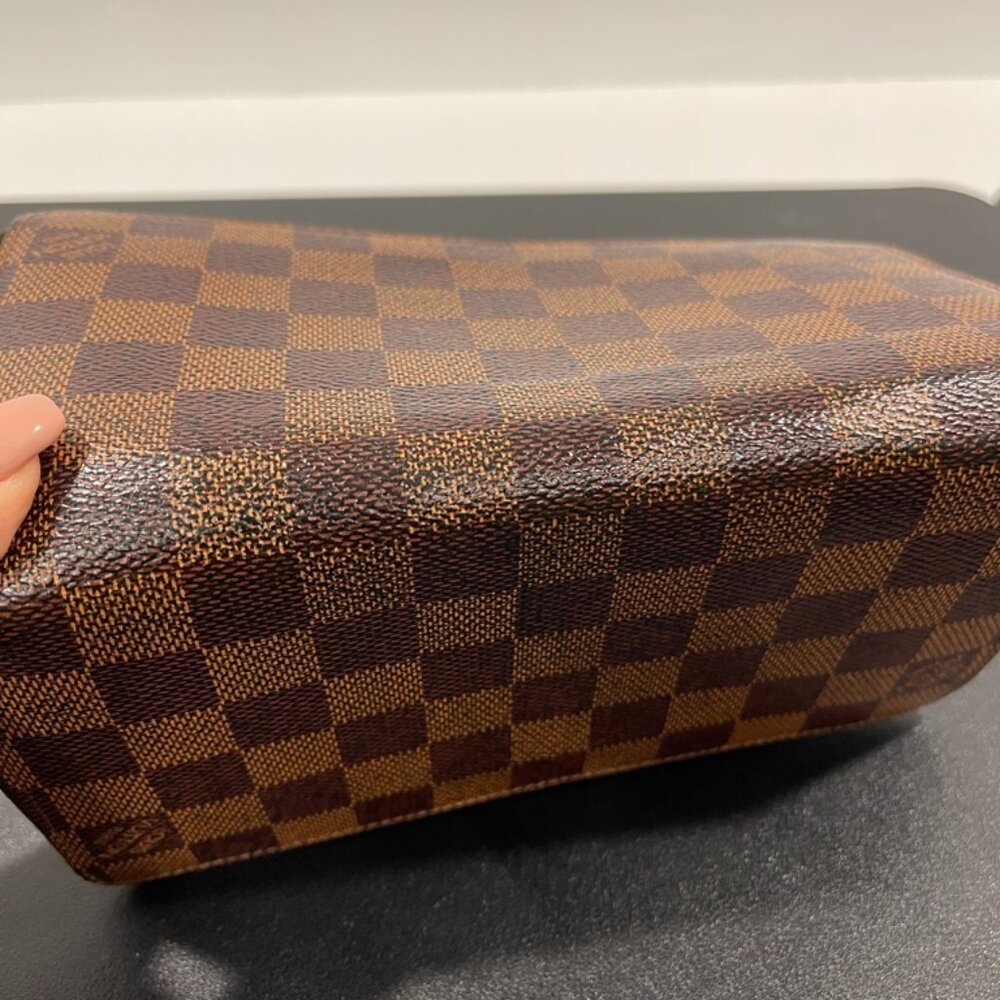 Louis Vuitton Damier Ebene Leather Zippy Wallet - Picture 3 of 6